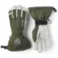 Hestra Army Leather Heli Mens Ski Gloves in Olive Green